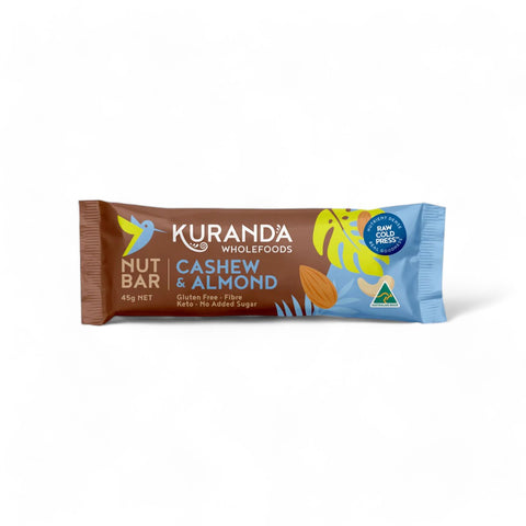 Kuranda Wholefoods Cashew & Almond Nut Bar 45g