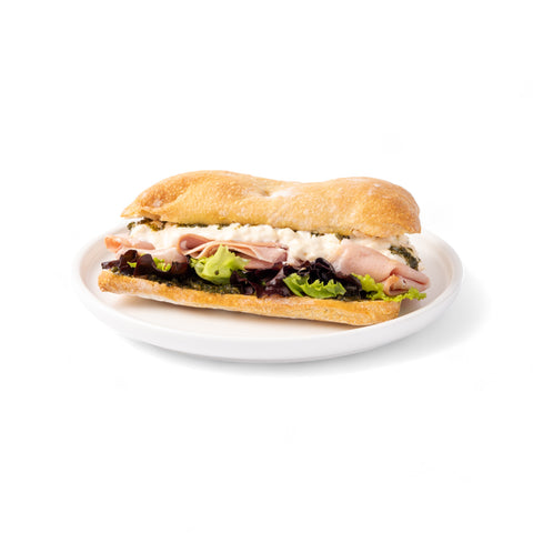 Joel's Place Mortadella Buratta Sandwich