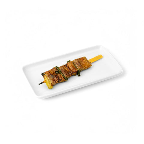 Pork Belly and Leek Skewer
