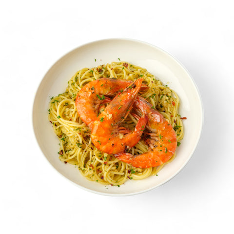 Shrimp Aglio Olio Pasta