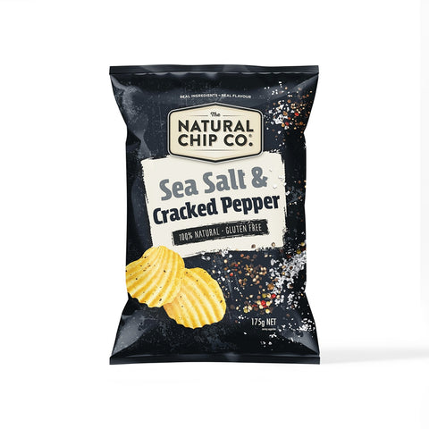 The Natural Chip Co. Chips Sea Salt and Cracked Pepper 175g