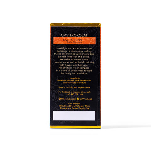 CMV Txokolat Cielo Chocolate Salt & Pepper 125g