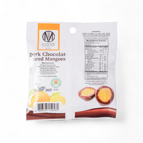 Cocoa Monster Dark Chocolate Mango Balls 40g