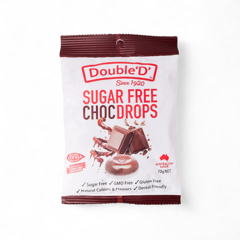 Double 'D' Sugar Free Choc Drops 70g