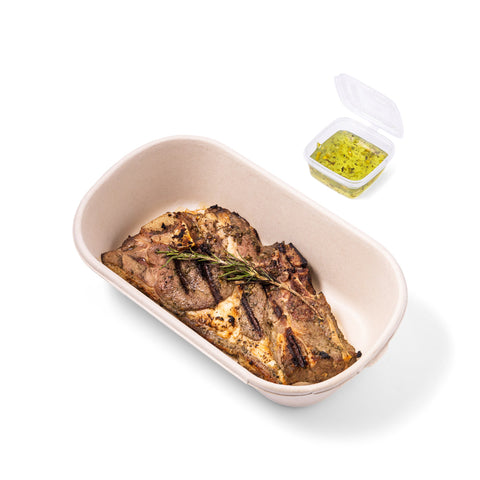 Grilled Lamb Shoulder with Pesto