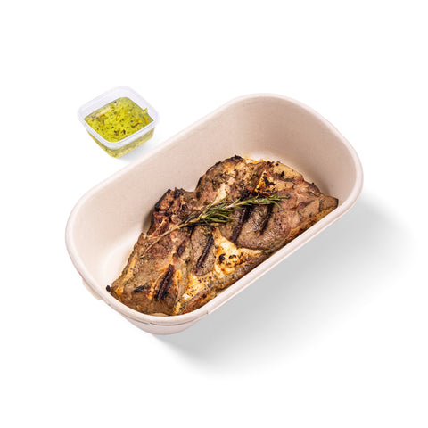 Grilled Lamb Shoulder with Pesto