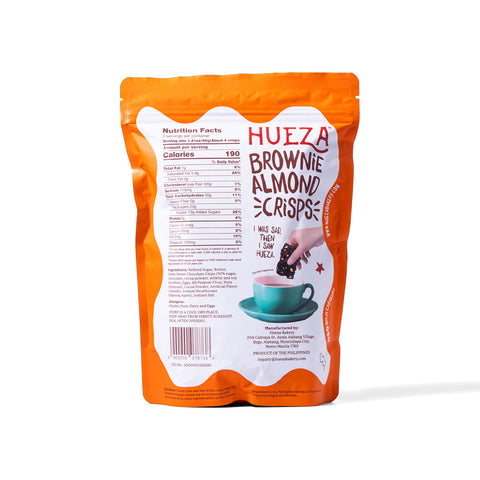 Hueza Brownie Almond Crisps 200g