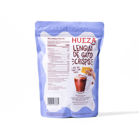 Hueza Lengua de Gato Crisps 200g