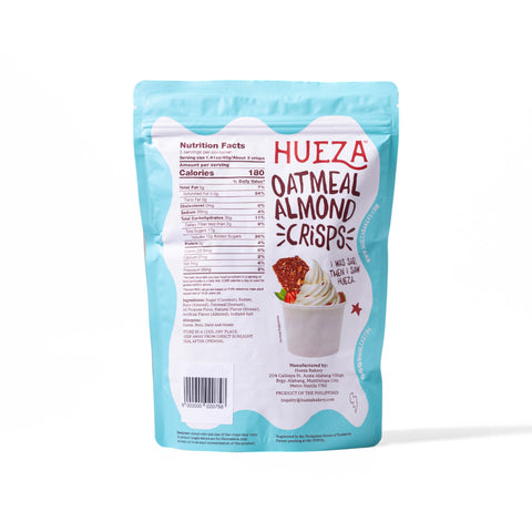 Hueza Oatmeal Almond Crisps 200g
