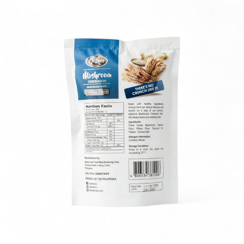 Jalees Mushroom Chicharon Original 75g