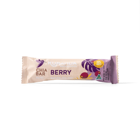 Kuranda Wholefoods Chia Bar Berry 40g