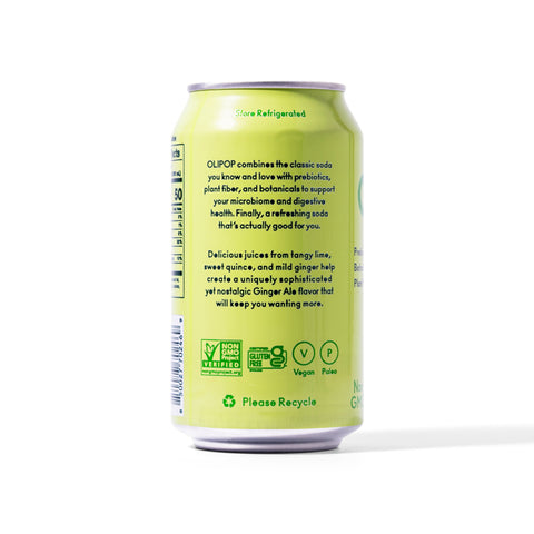 Olipop Prebiotic Soda Ginger Ale 12oz (355ml)