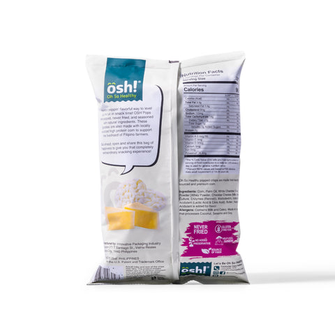 Osh Pops! White Cheddar 80g