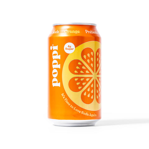 Poppi Prebiotic Soda Orange 12oz