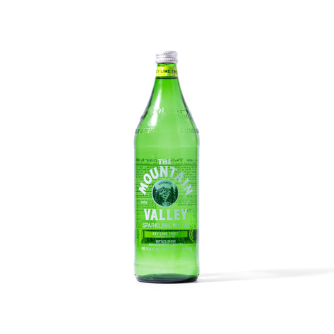 The Mountain Valley Sparkling Water Lime 1L