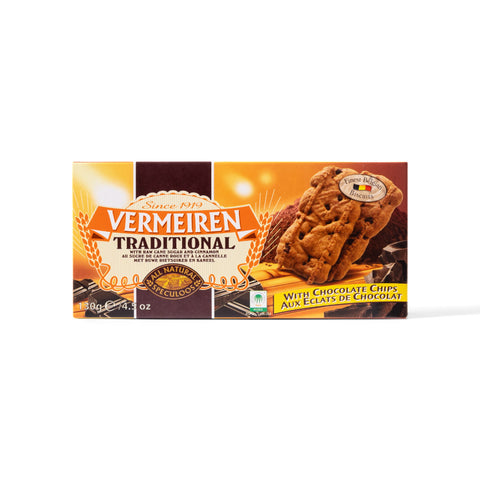 Vermeiren Traditional Biscuits with Chocolate Chips 130g