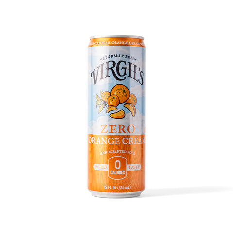 Virgil's Zero Sugar Orange Cream Soda 12oz (355ml)