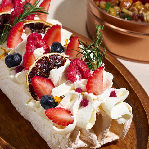 Merry Berry Pavlova Roll